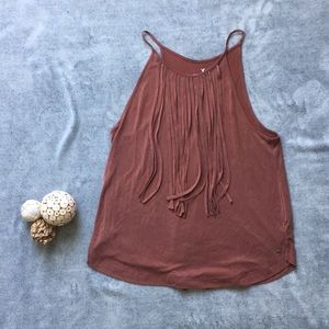 Soft Halter Boho tank top!